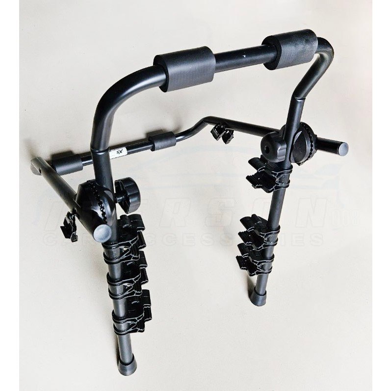 Car Boot Bike Rack Mounted Bike Carrier 3 Bikes 45kg Max Capacity