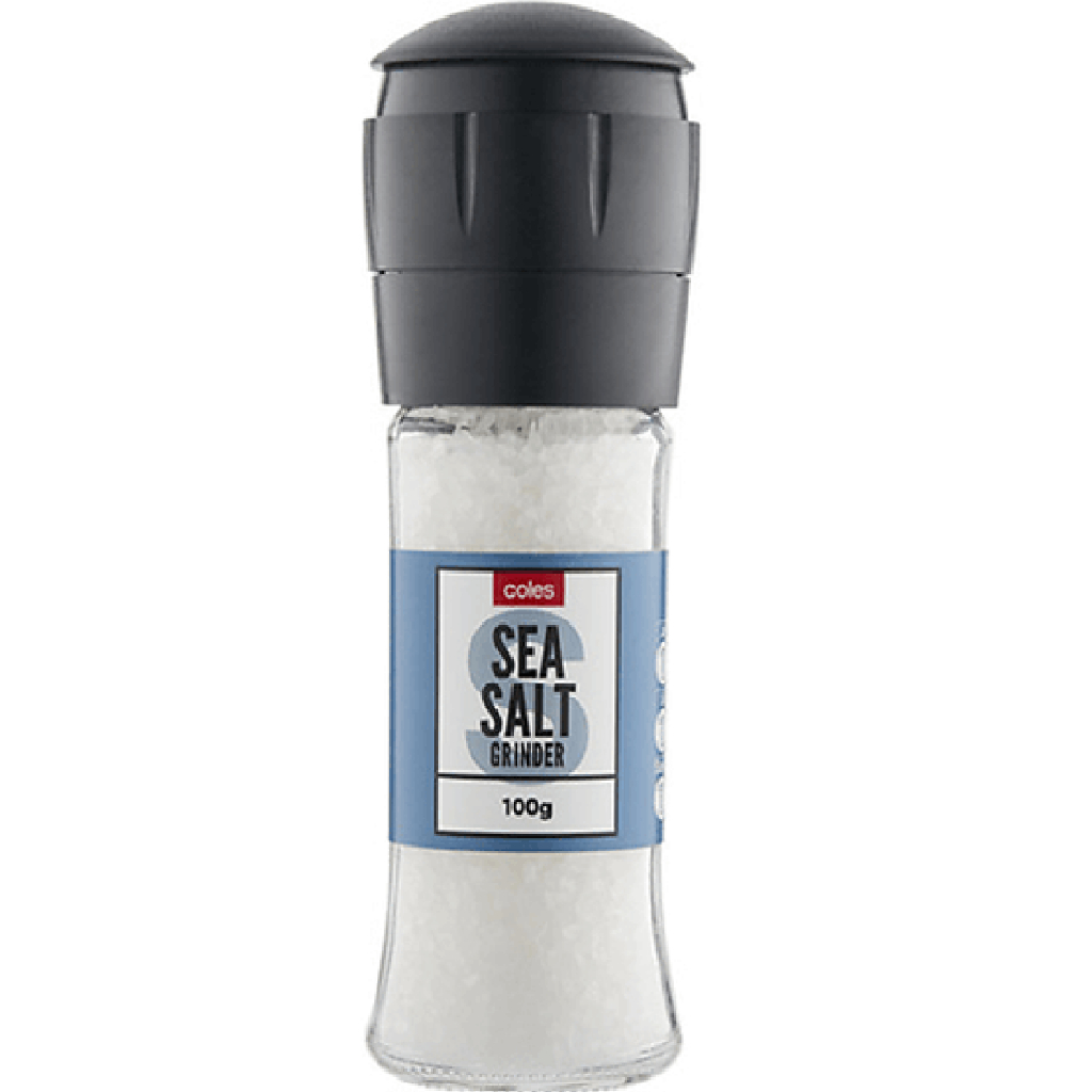 Coles Sea Salt With Grinder 100g Shopee Philippines