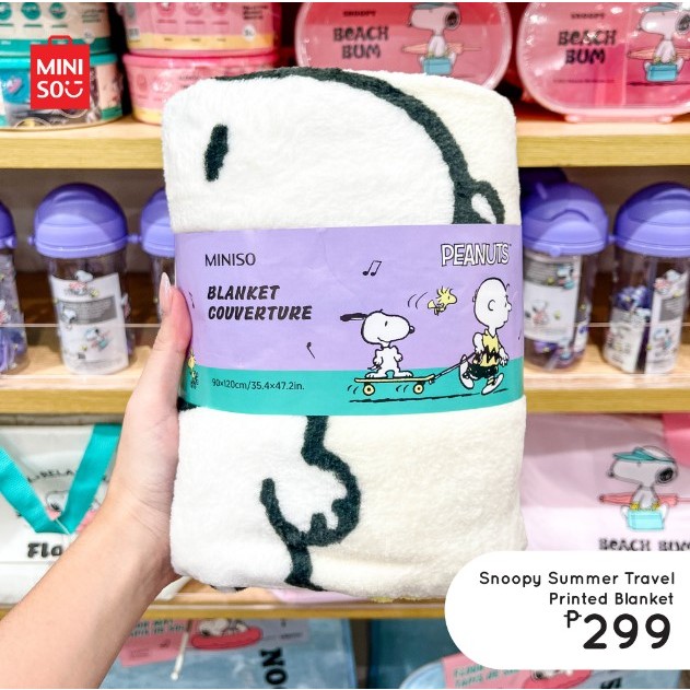 snoopy travel collection printed blanket Shopee Philippines