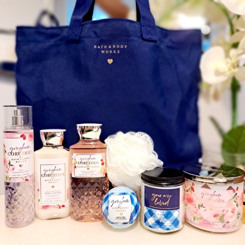 Grand Sac Fourre-tout Bath And Body Works - Vert, En Fibres Naturelles