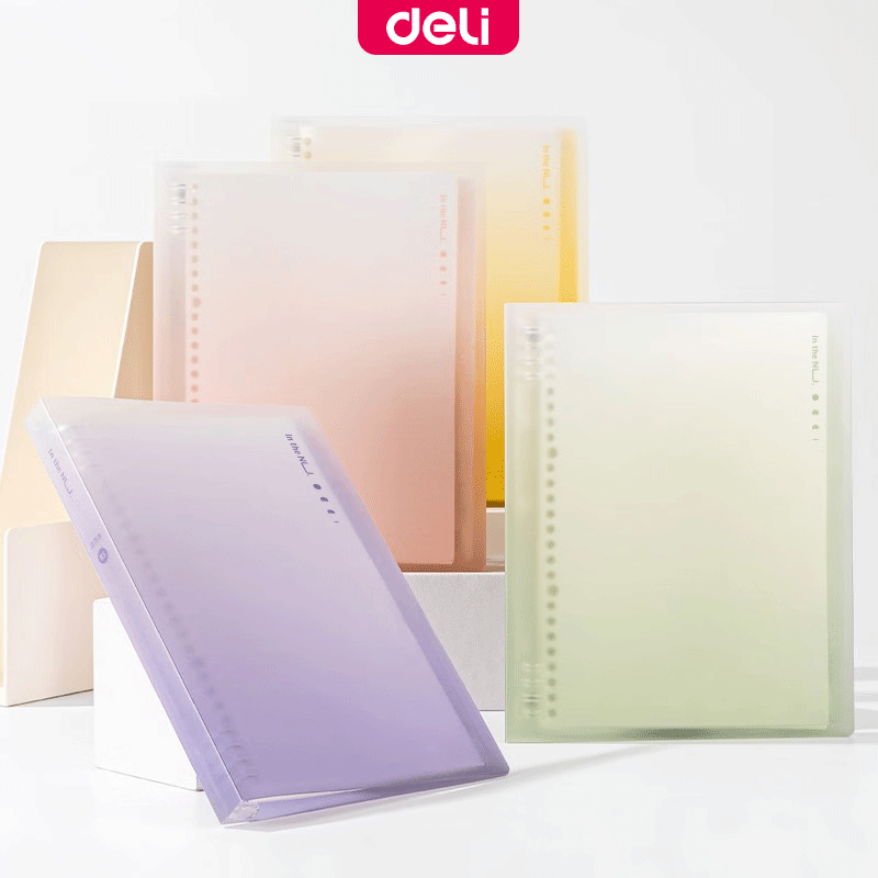 Deli NS320 Nusign A5/B5 Writing Binder Spiral Notebook 40 Sheets ...