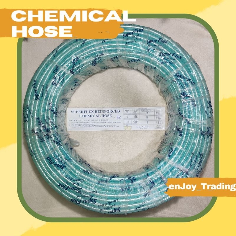PER ROLL 1/2" (90M) SUPERFLEX Reinforced Chemical Hose Heavy Duty