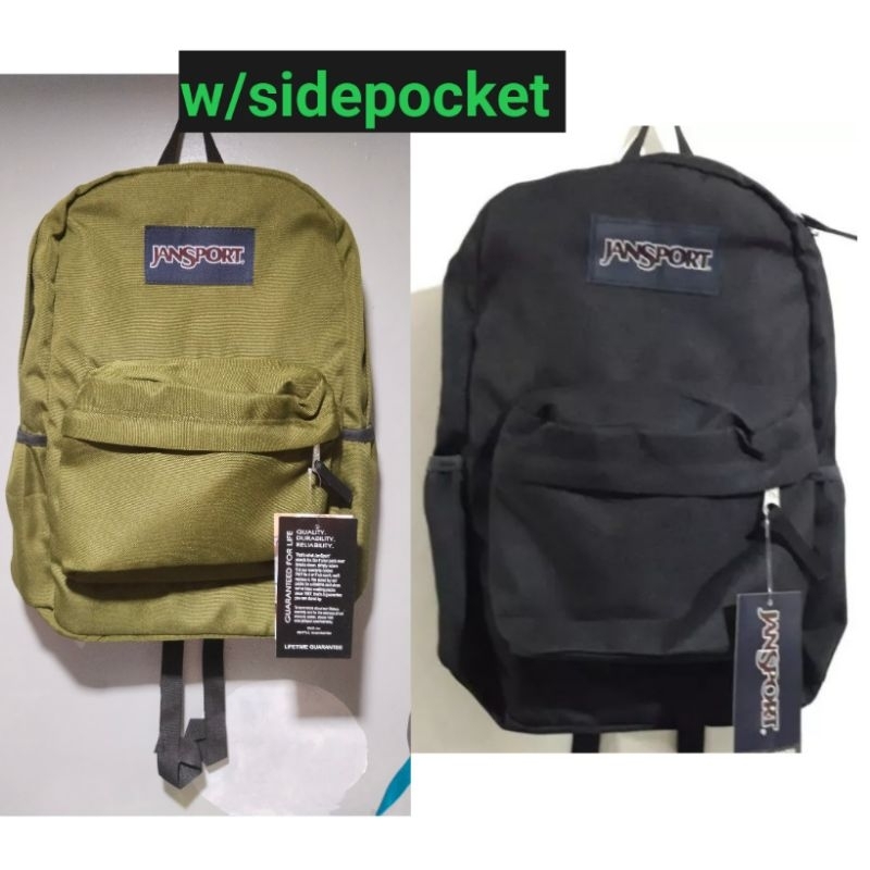 Jansport backpack w side pocket for men women Shopee Philippines