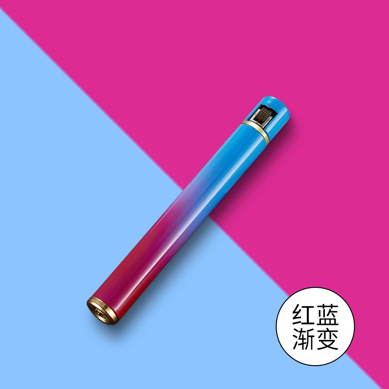 MUSCLE CLUB Two Toned Refillable Stick Lighter Portable MIni Lighter with Bottom Flame