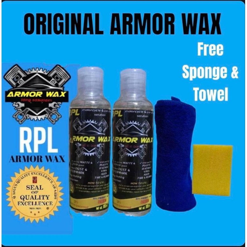 ARMOR WAX BUY 1 GET 1 WITH FREEBIES Shopee Philippines