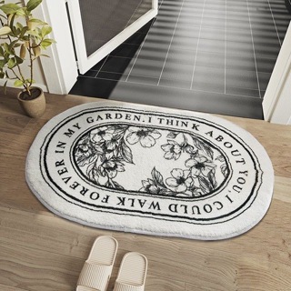 Super Absorbent Floor Mat, Microfiber Bath Mats For Bathroom Non-slip,  Quick-dry Resist Dirt Entrance Rug Indoor Door Mat (dark Gray,40*60cm)