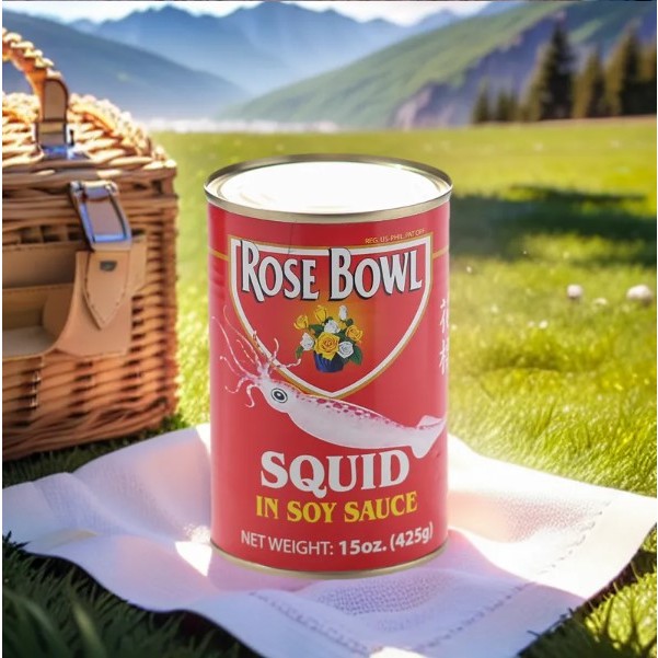 ROSE BOWL Squid in soy Sauce 15oz (425g) Shopee Philippines