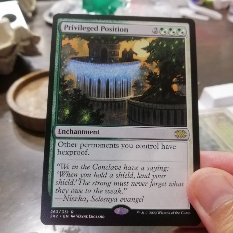 1 Privileged Position 2X2 MTG card magic the gathering CCG | Shopee ...