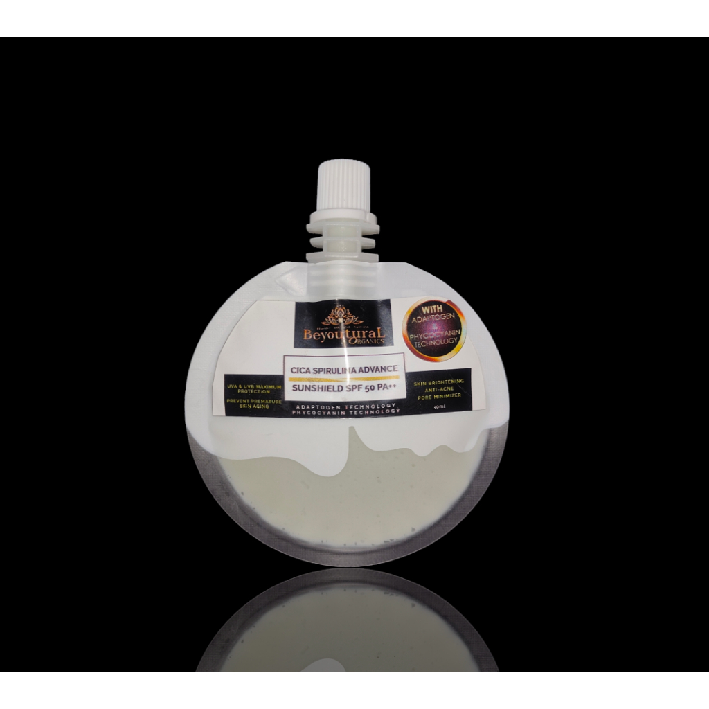 CICA SPIRULINA “COQ10” SUNSHIELD SPF55PA++++(with ADAPTOGEN