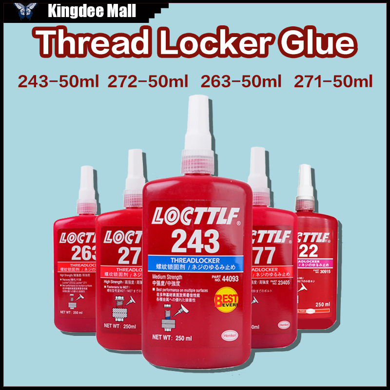 50ml Thread Locker Glue LOCTTLF Metal Threadlocker Adhesive 243/272