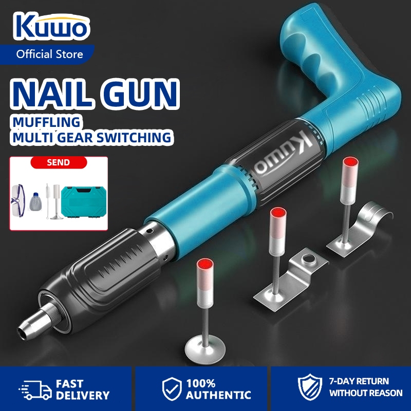 Kuwo Nail gun Manual Steel Nails Gun For Concrete Rivet Tool Steel