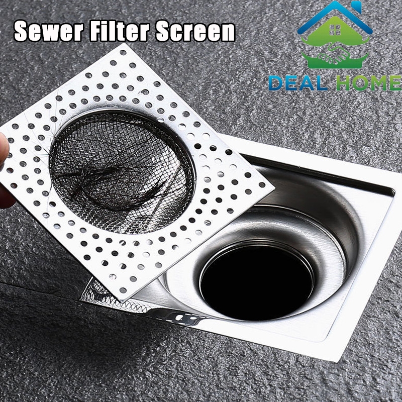 Drain Filter/Square Stainless Steel Floor Drain Strainers/Kitchen Sink
