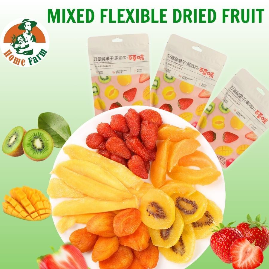 HOMEFARM Mixed Dried Fruits Flexible Dried Fruit No Sugar Healthy Snack