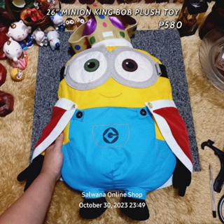 Minions Fever Premium Bob with Tim Plush Backpack