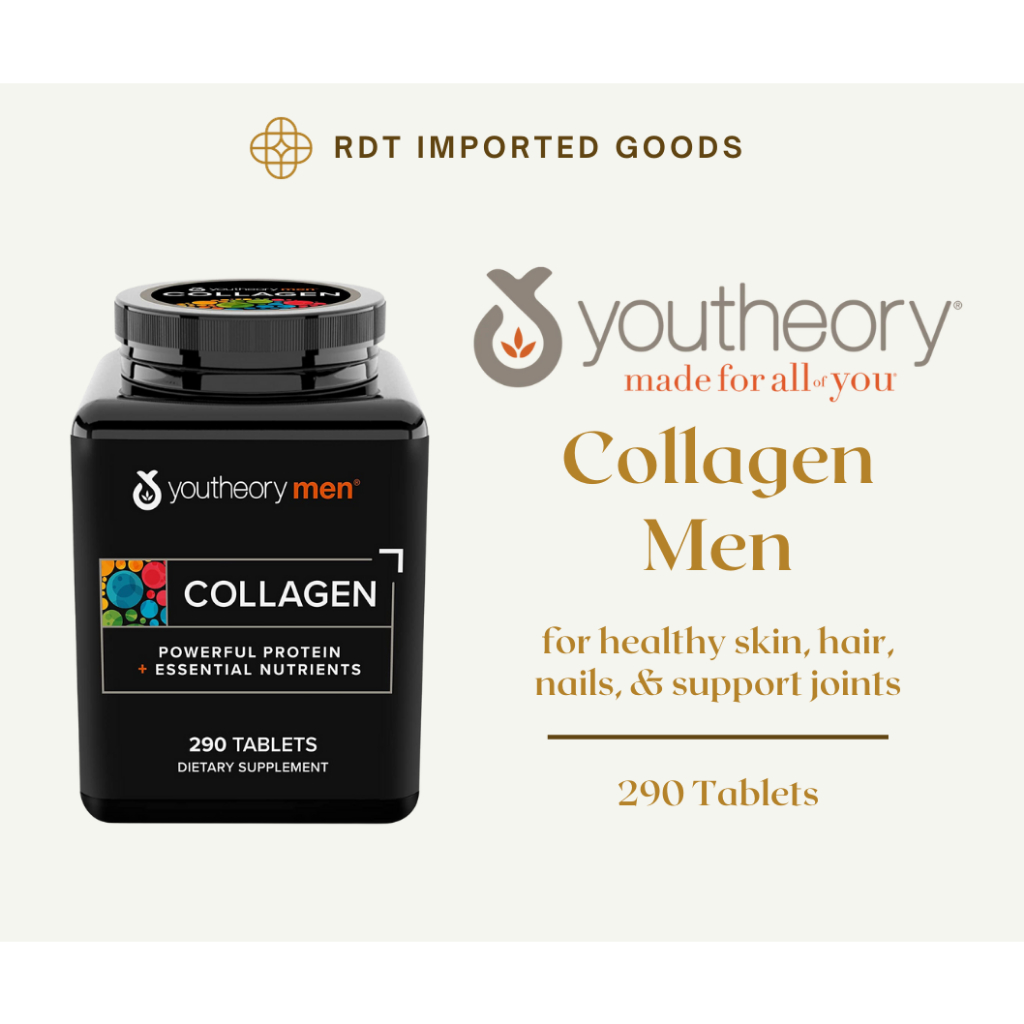 Youtheory Men Collagen (390 & 290 Tabs) Shopee Philippines