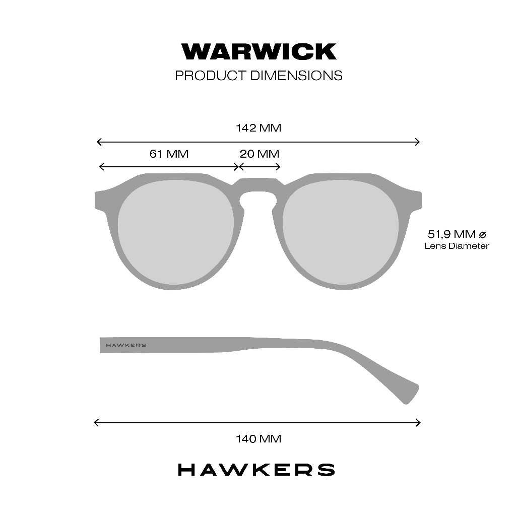 HAWKERS Warwick Sunglasses For Men And Women Unisex. Official Product Designed In Spain