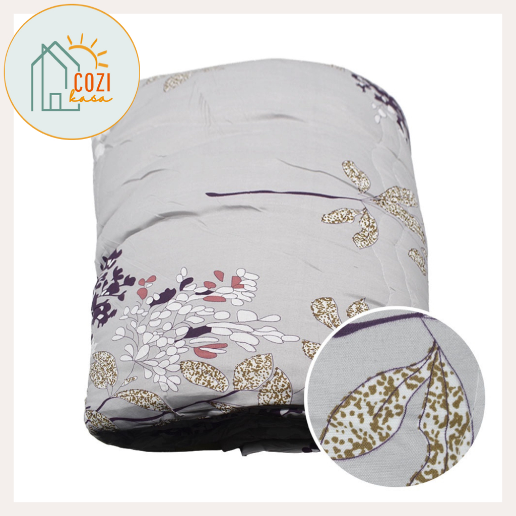 CoziKasa Double Size Soft Breathable Comforter Made of Cotton Material