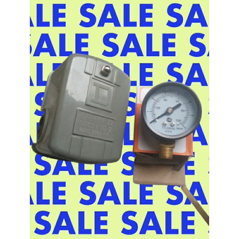 Ametek Pressure gauge 100psi & Pressure switch Shopee Philippines