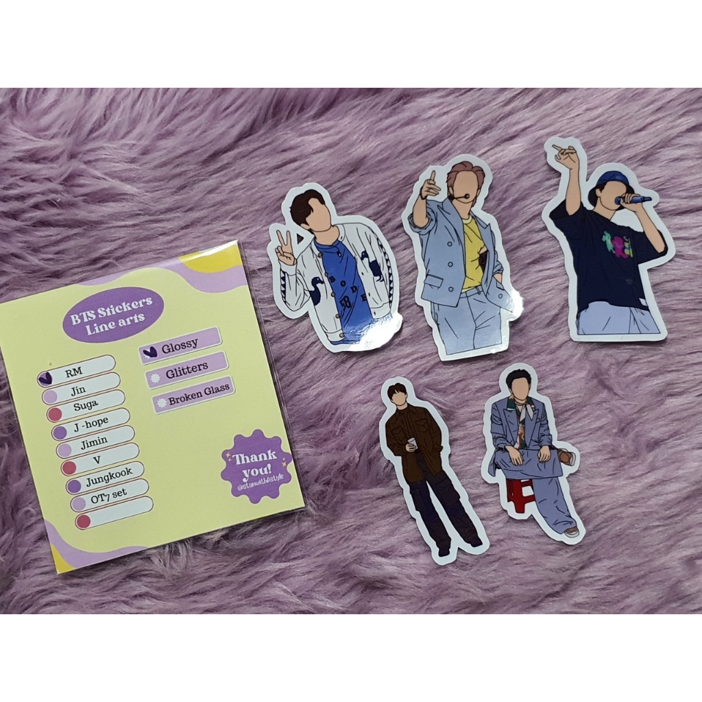 BTS RM NAMJOON WATERPROOF STICKER | Shopee Philippines