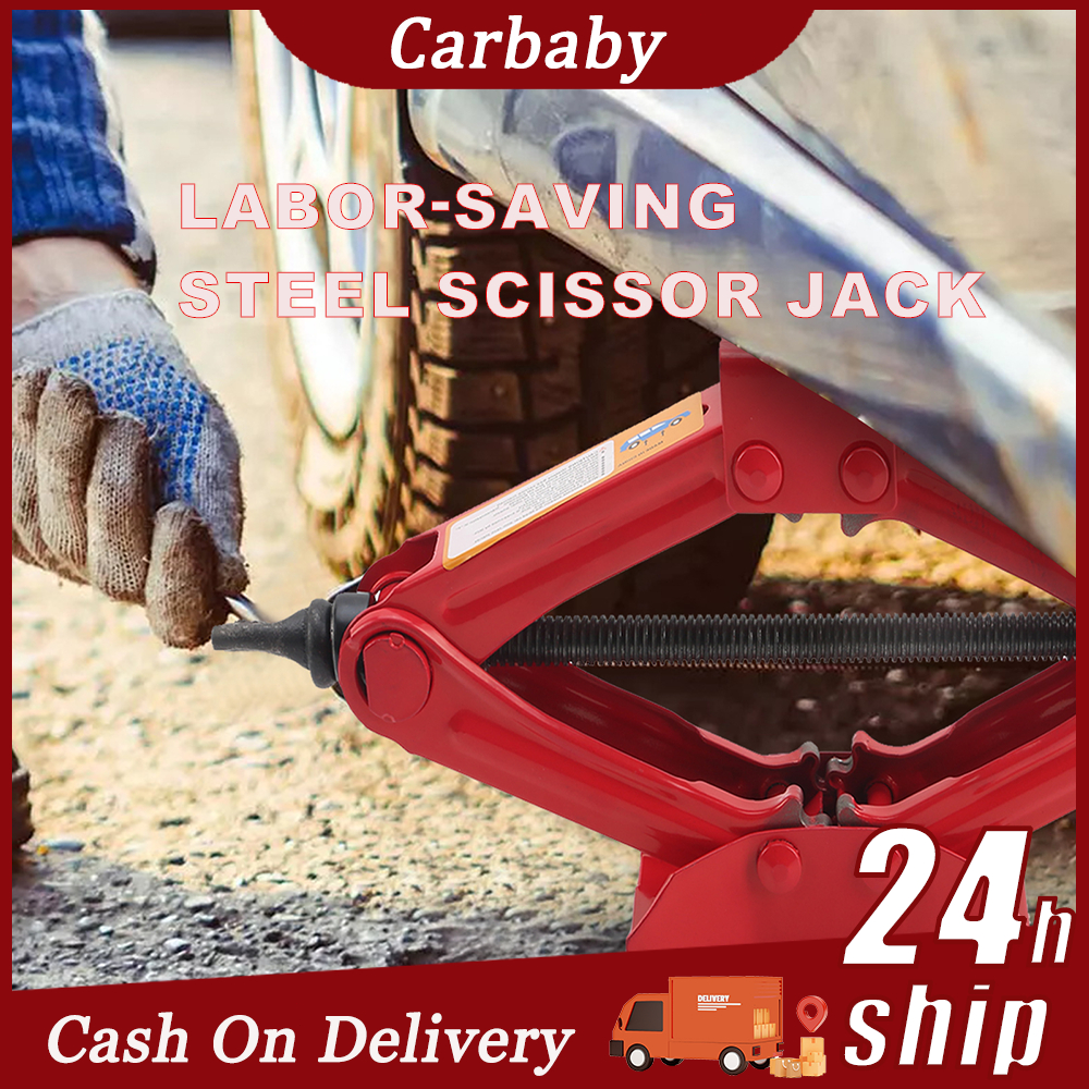 1.5 Ton Capacity Heavy Duty Steel Scissor Lift Jack Car Kit Car