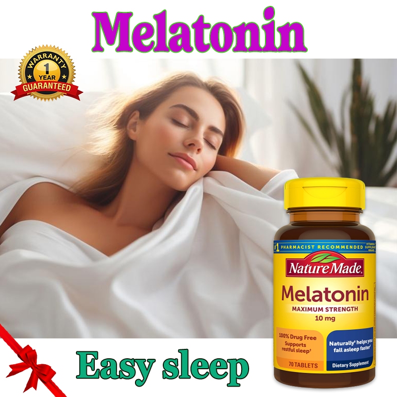 30pcs Popular Prevent insomnia Melatonin For Fast Sleep Vitamin B6 and