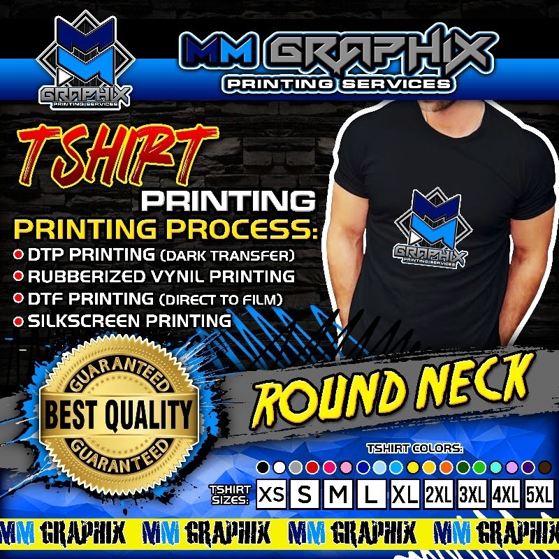 TSHIRT PRINTING MM GRAPHIX Shopee Philippines