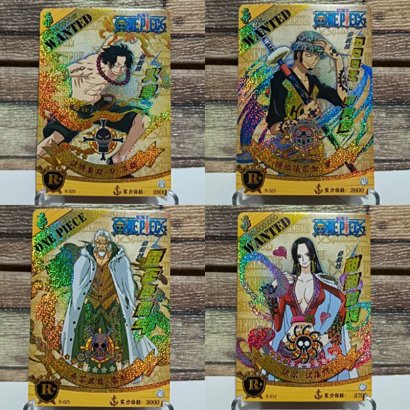 One Piece Collectible Cards R+ Rarity Set A | Shopee Philippines