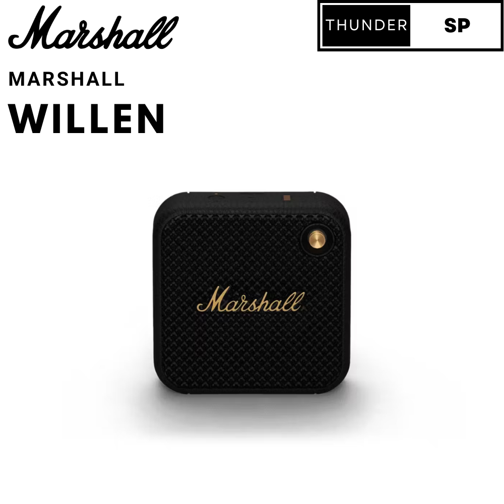 Marshall Willen Ultra Wireless Portable Speaker with Mic 15+ Hours ...