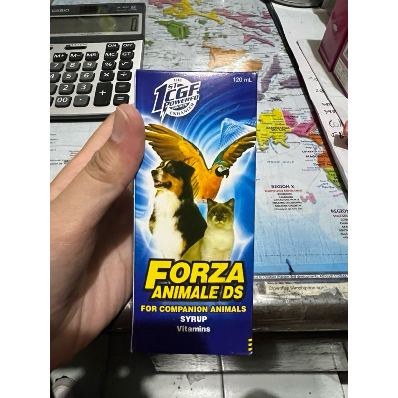 Forza Blue Animal DS Syrup Vitamins for dogs, cats and animals 120ml ...