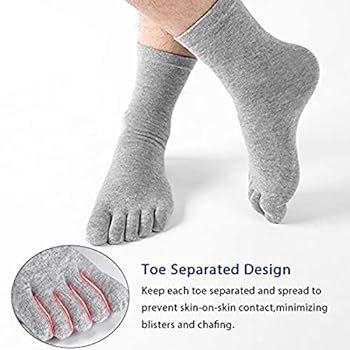 1pair Five Fingers Toe Footsocks