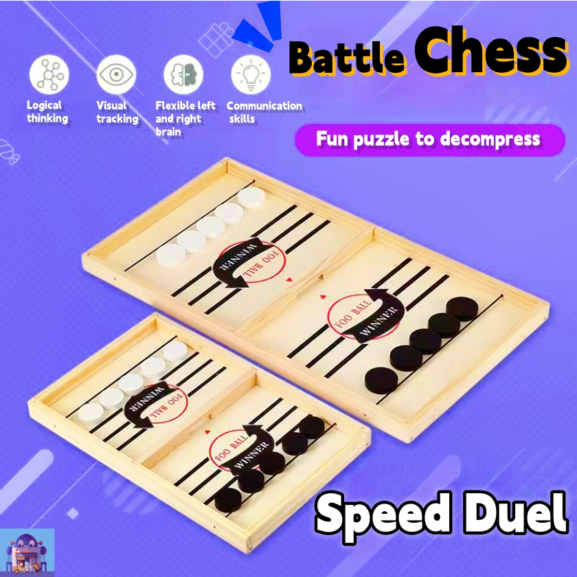 Bouncing Board Game Wooden Tabletop Parent Children Toy Interactive ...