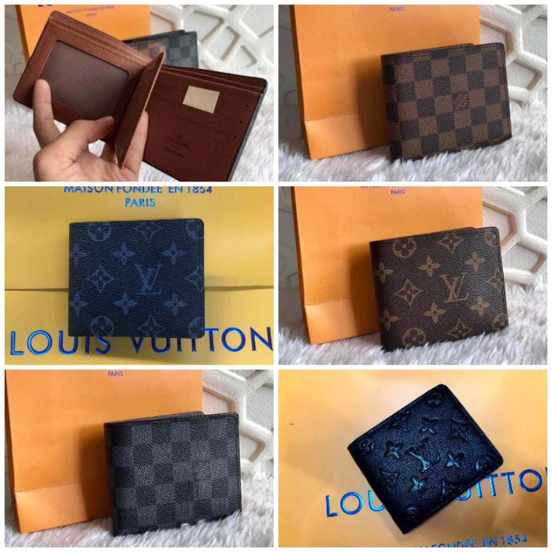  Louis Vuitton Tarjetero doble (Monogram Eclipse Canvas