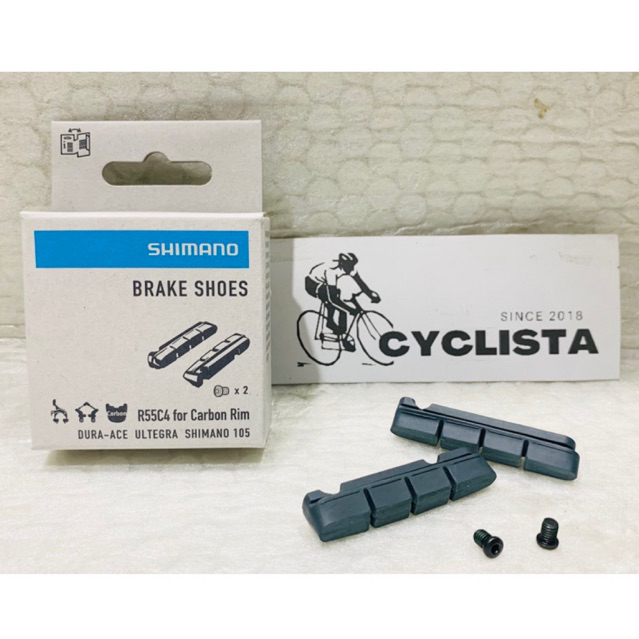 Patins De Frein Shimano R55C4 Céramique - Compatibles Dura-Ace, Ultegra, 105