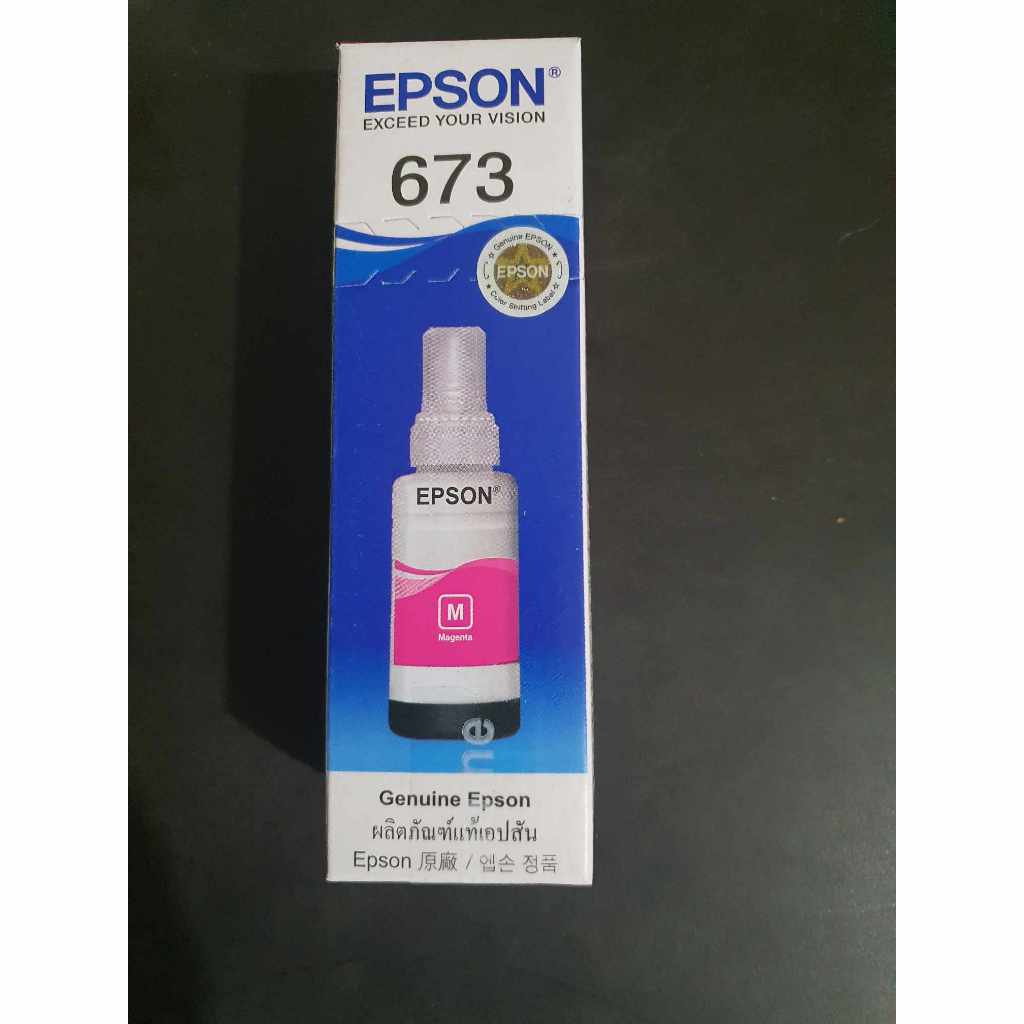 Epson 673 ink L1800/L801/L805/L850/L1800 ( six colors Ink) | Shopee ...