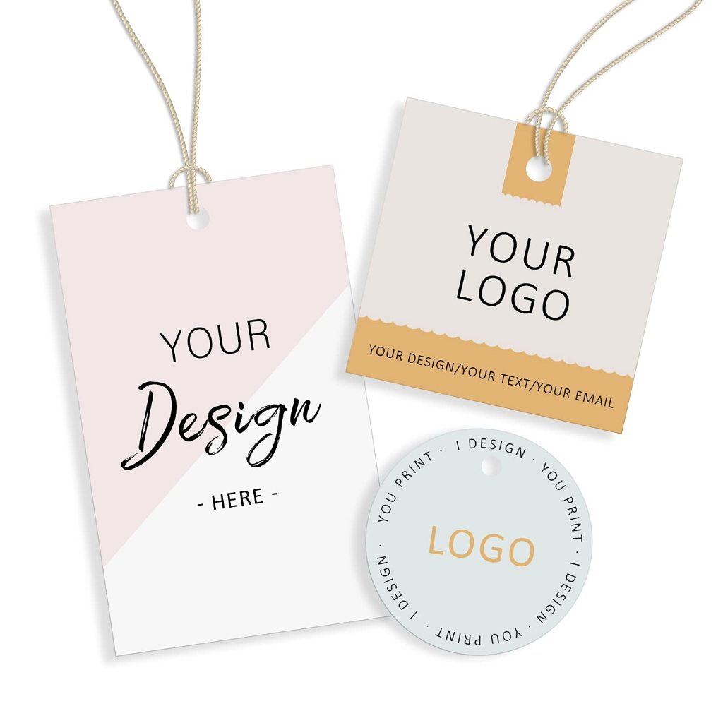 *Personalized l Customized Size, Shape & Printing Paper Gift Tags PCut ...