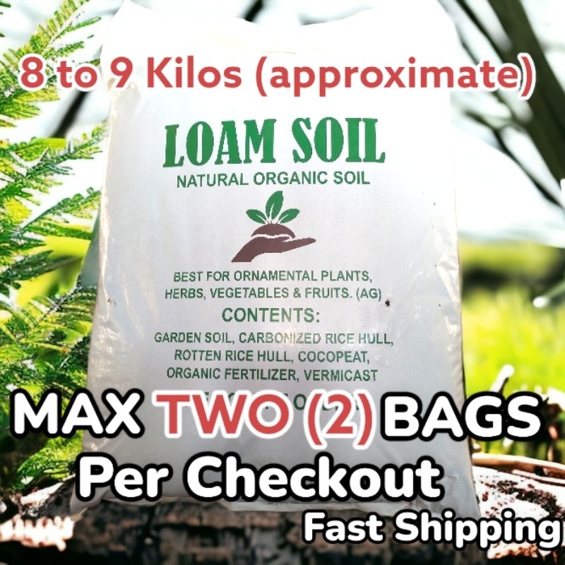 Loam Soil Organic Soil 8 Kilos (Approximately) For Plants Gardening ...