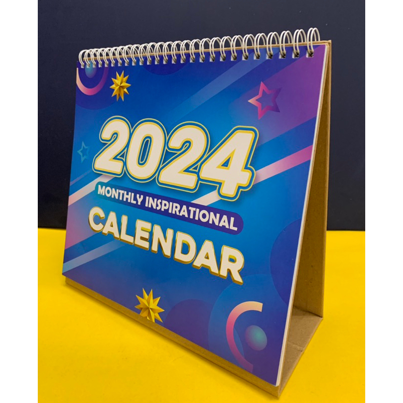 Desktop Calendar with Stand 2024 Shopee Philippines