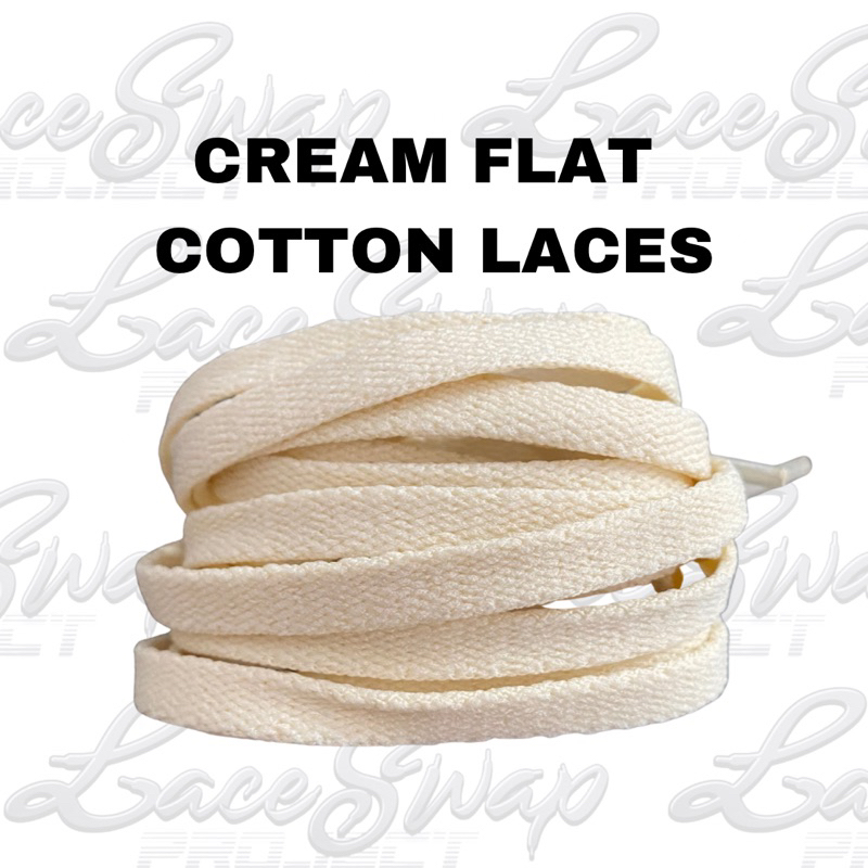 NEW Cream Flat Cotton Laces