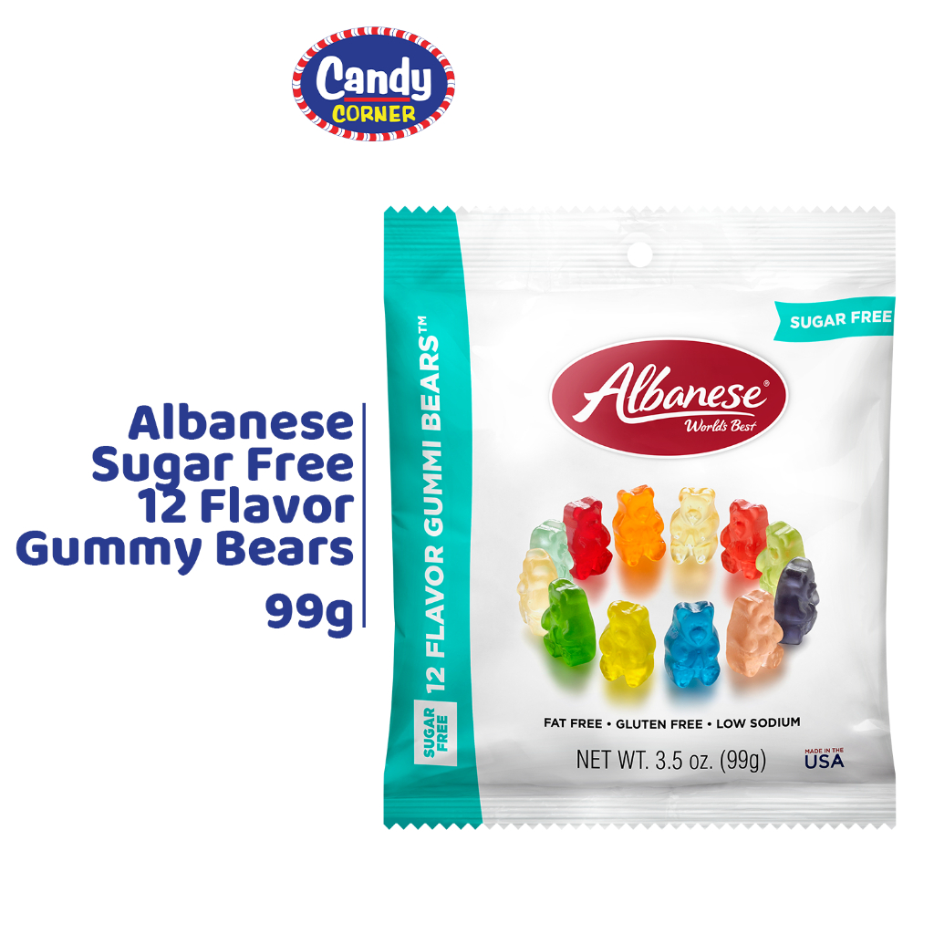 Albanese Sugar Free 12 Flavor Gummy Bears 100g Shopee Philippines