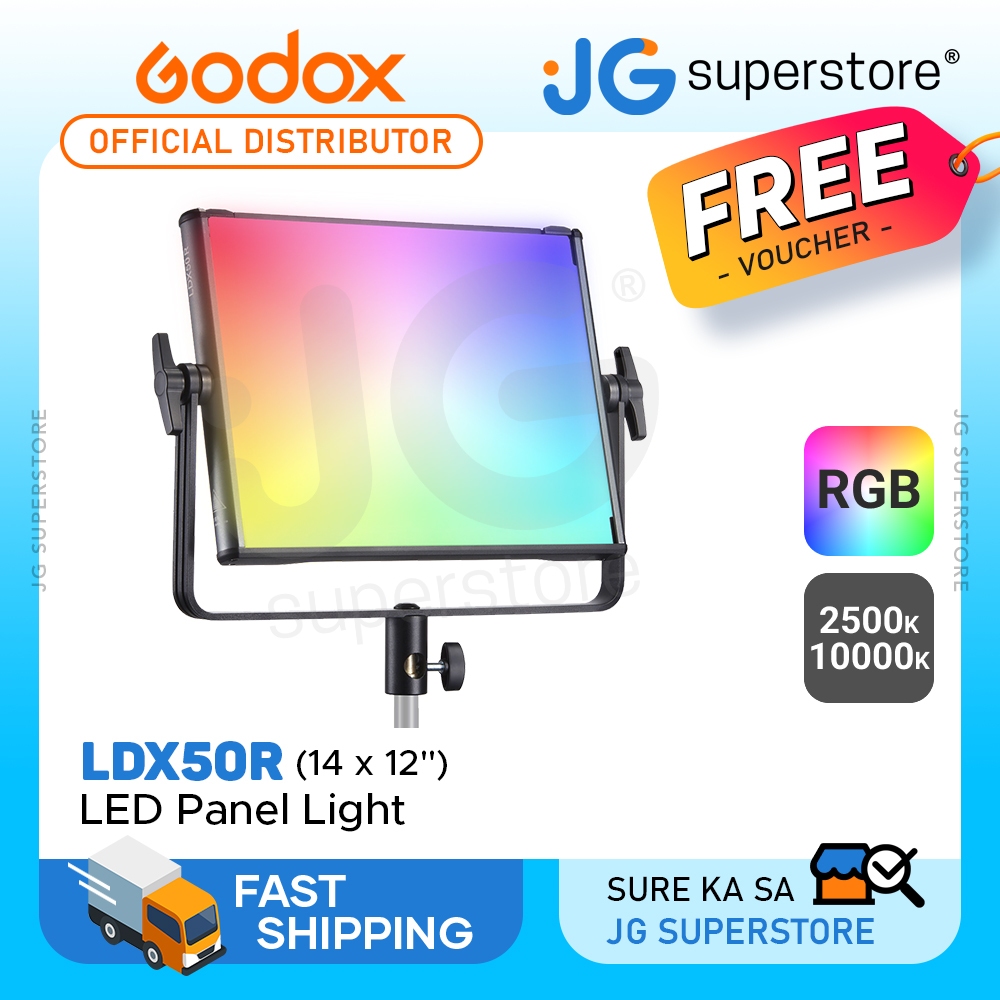 Godox LDX50Bi / LDX50R RGB 14 X 12" LED Panel Light With 11 To 14 ...