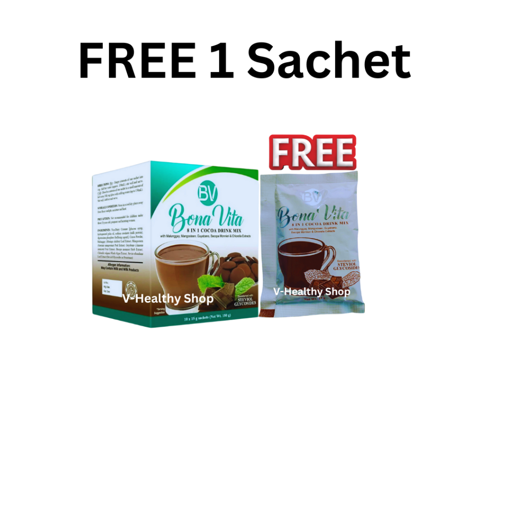 BonaVita Choco Flavor (1 Box + 1 Sachets) Shopee Philippines