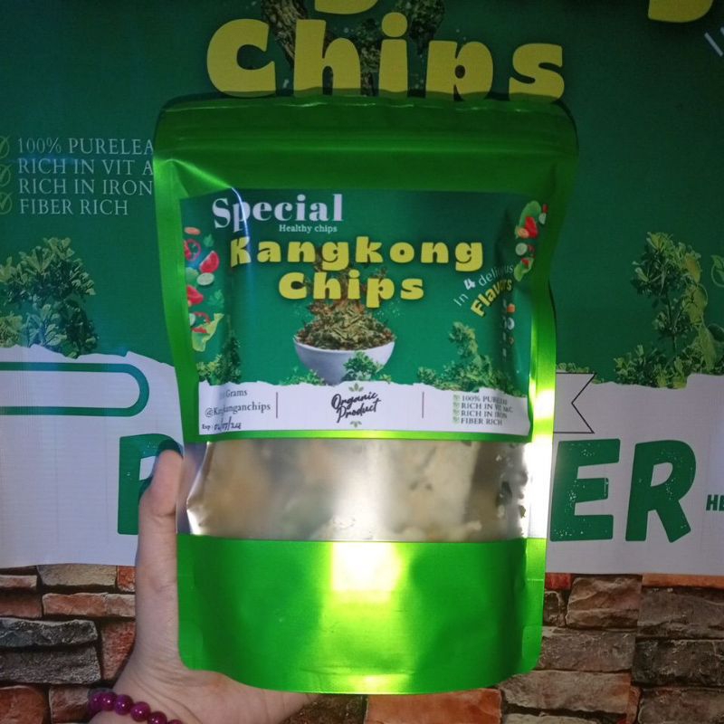 Kangkong Chips 100grams 3 flavors Shopee Philippines