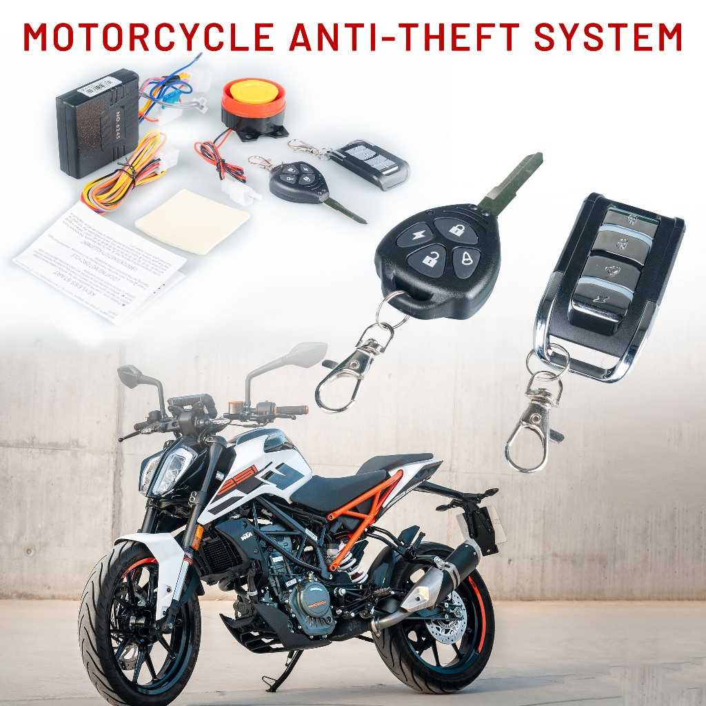 Alarm system for motorcycle Non Talking Alarm for motorcycle | Shopee