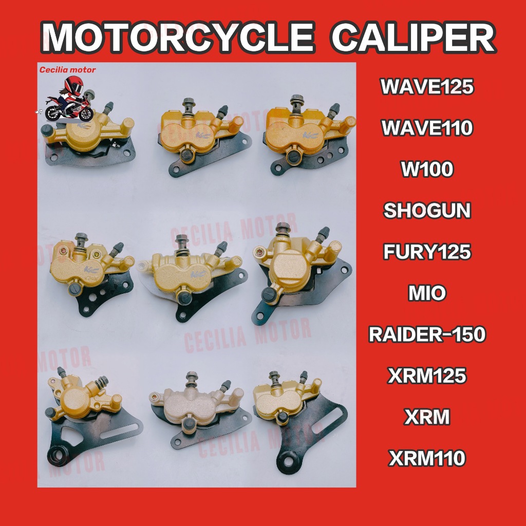 MOTORCYCLE CALIPER FOR XRM/ XRM110/XRM125/WAVE110/ WAVE125/ MIO