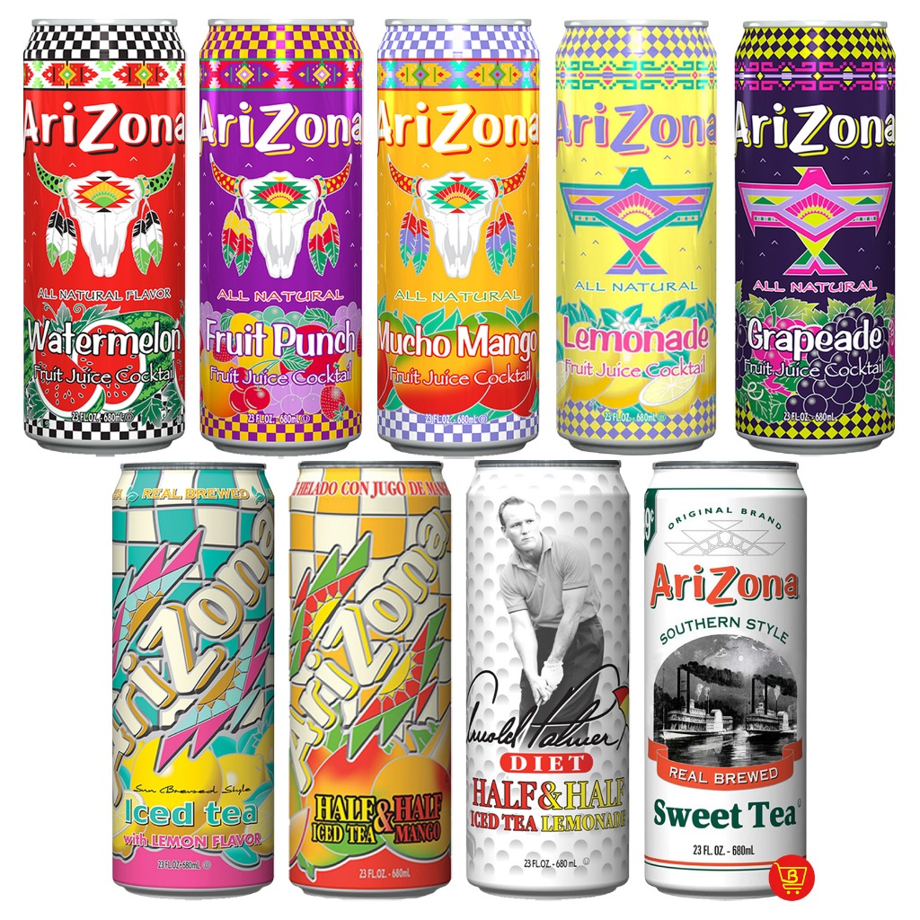 AriZona Iced Tea & Juices (23OZ BIG AZ CAN) 680ml Shopee Philippines