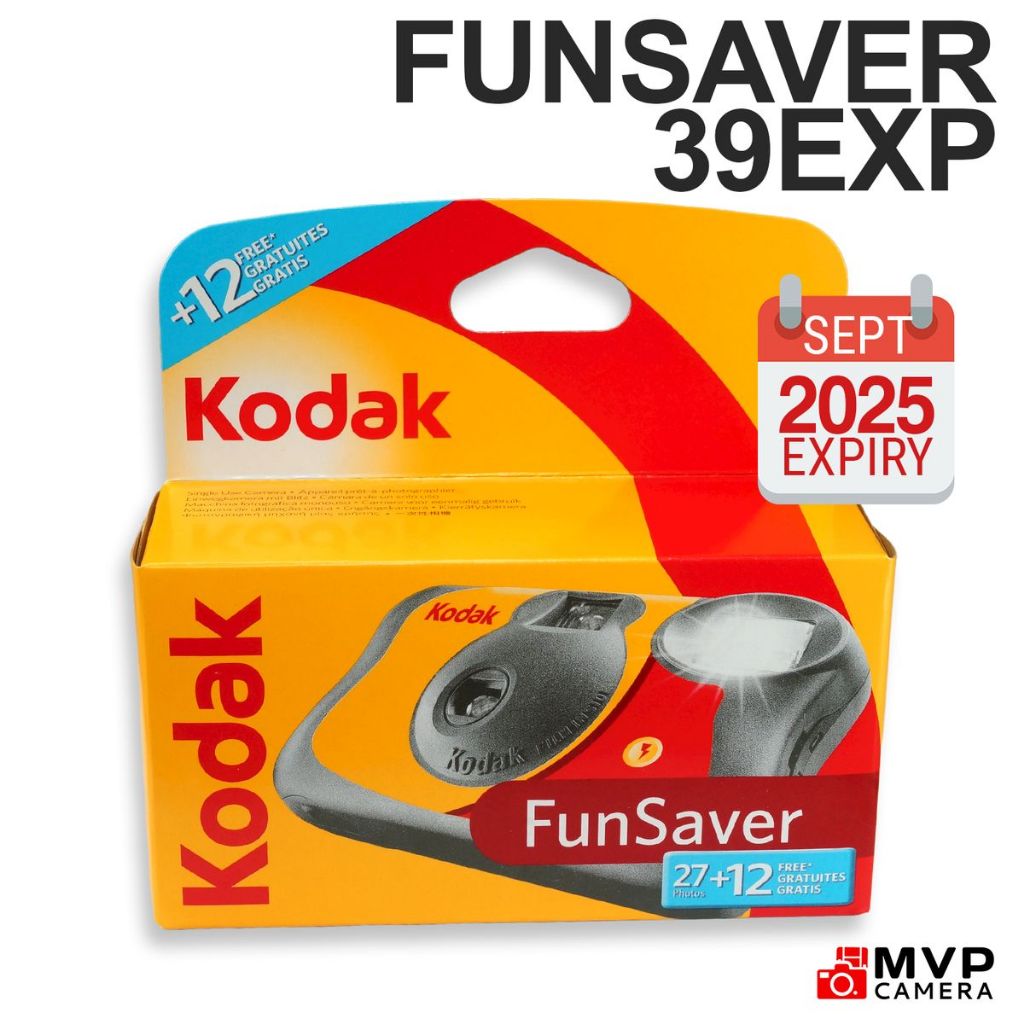 KODAK Disposable Film Cameras Funsaver Daylight Power Flash TRI X 400