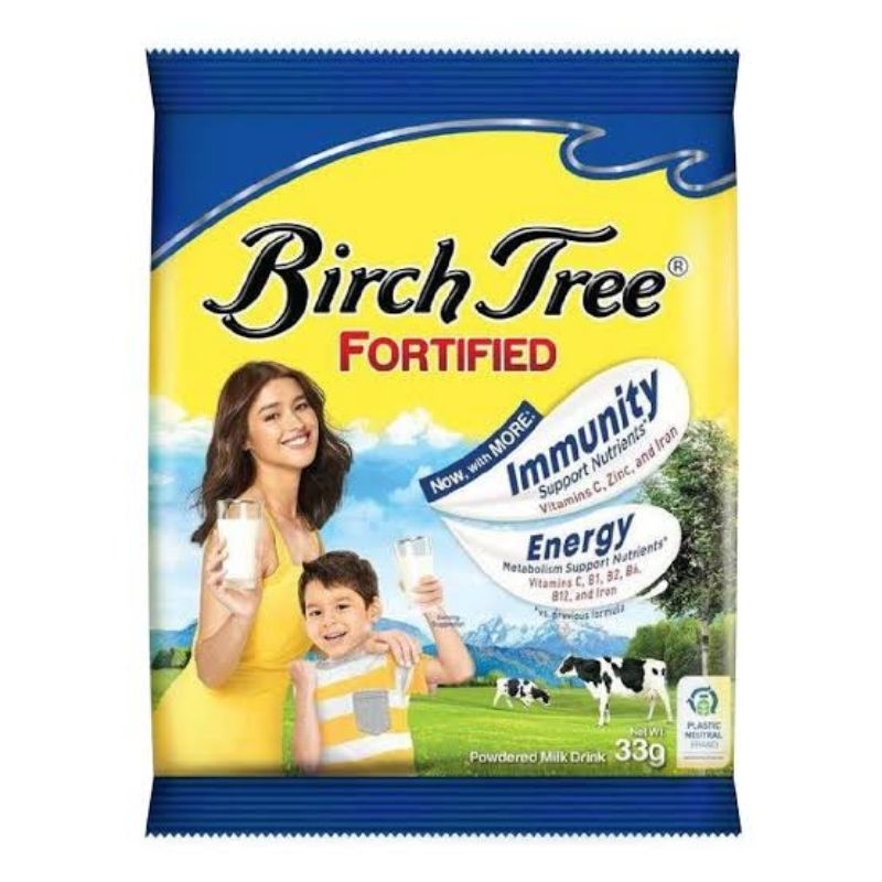 Birch Tree Fortified Powdered Milk 33g Sachet Shopee Philippines