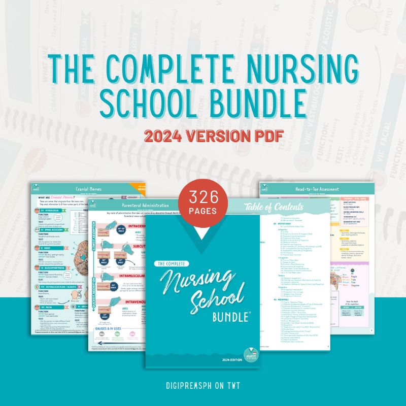 The Complete Nursing School Bundle 2024 Shopee Philippines