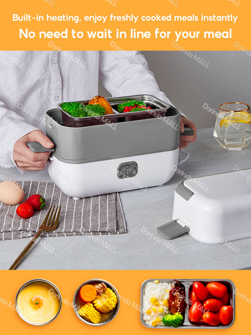 Portable Electric Lunch Box Food Container Food Warmer Container Heater