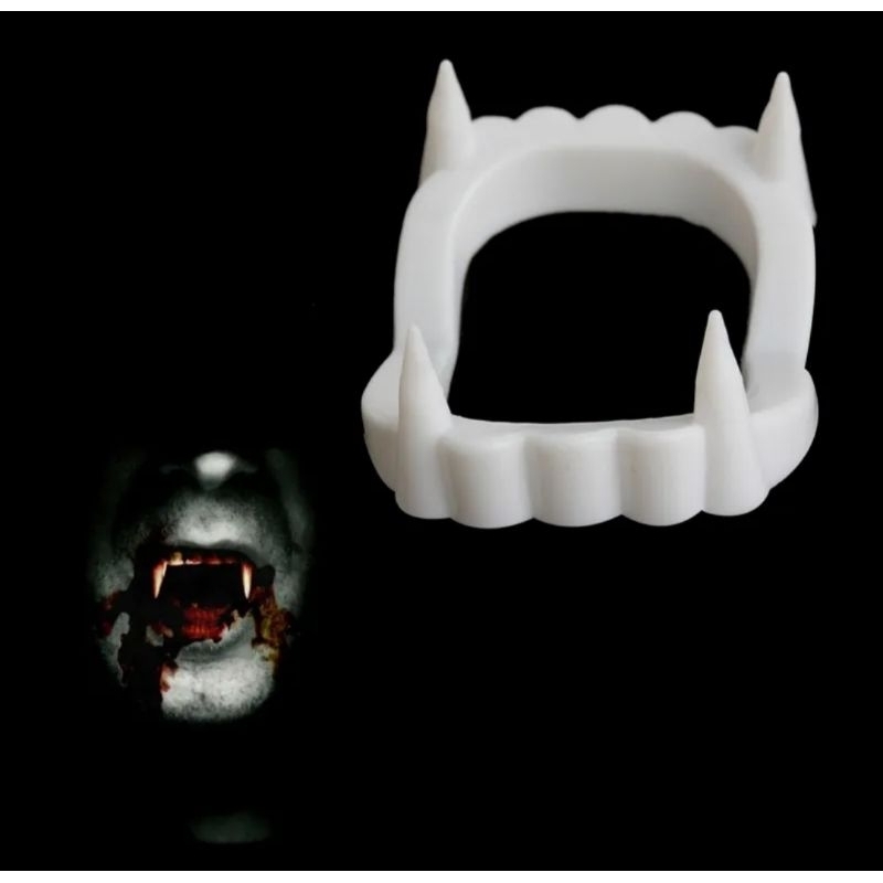 20Pcs Vampire Dracula Teeth Halloween Monster Werewolf Zombie Fangs